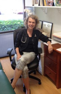 Dr. Congdon in her office